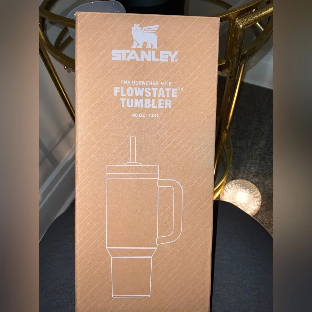 STANLEY Quencher H2.0 FlowState Tumbler Cool Serene Brushstrokes NIB +extras - Picture 8 of 11
